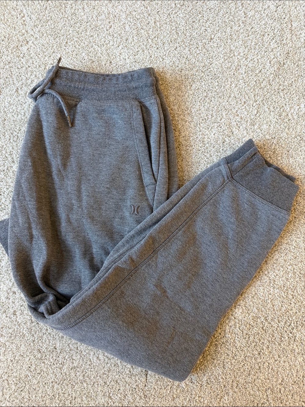 Hurley Charcoal Gray Men's Jogger Sweatpants (xl)